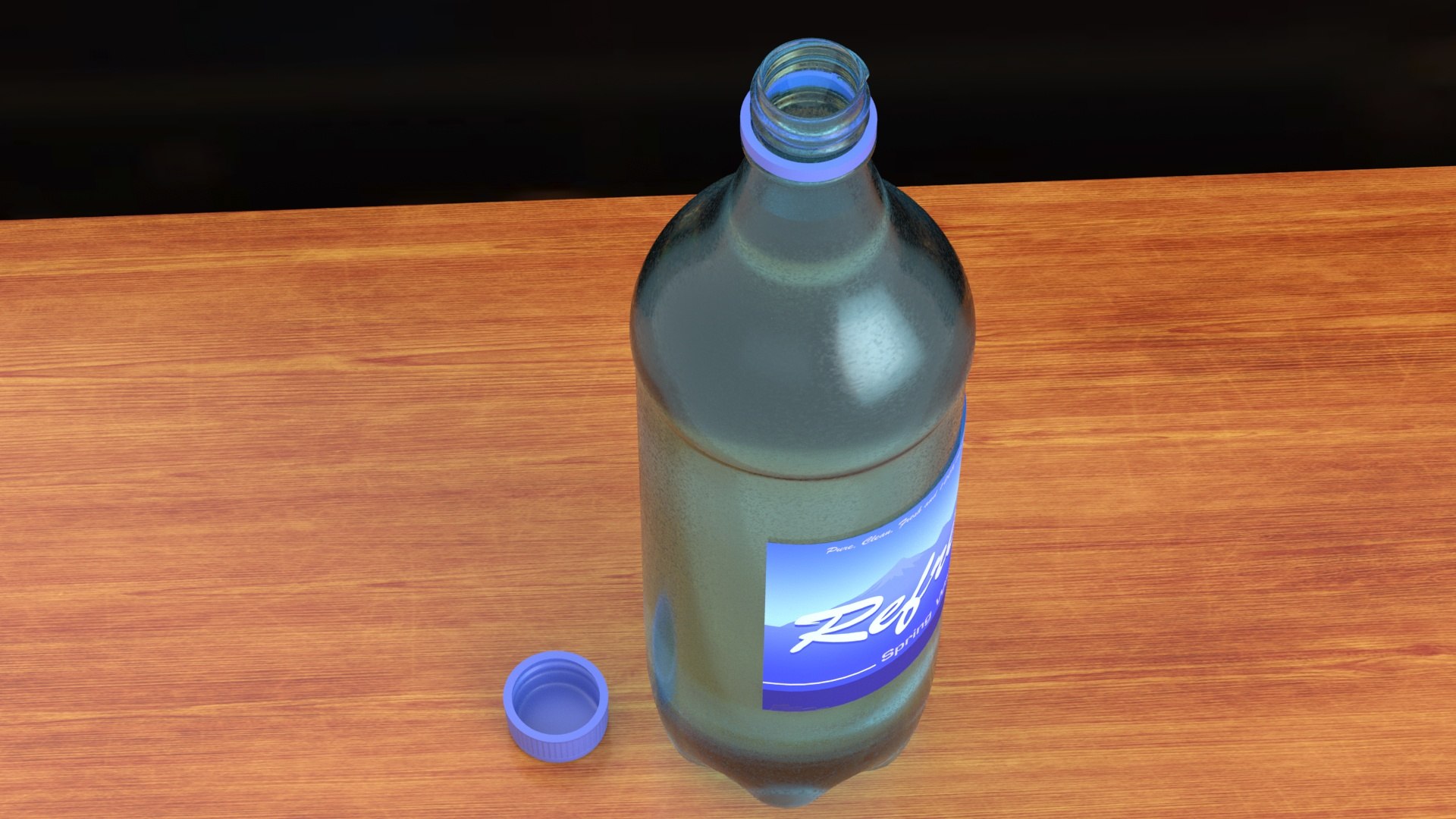 3d Model Bottle Water