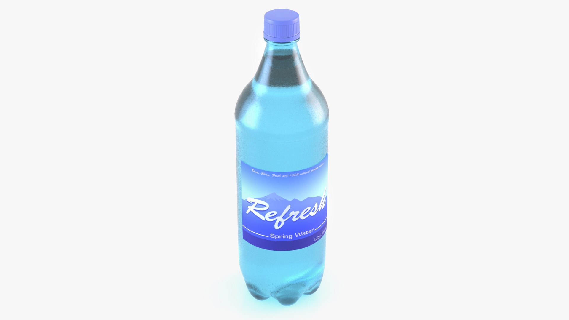3d Model Bottle Water