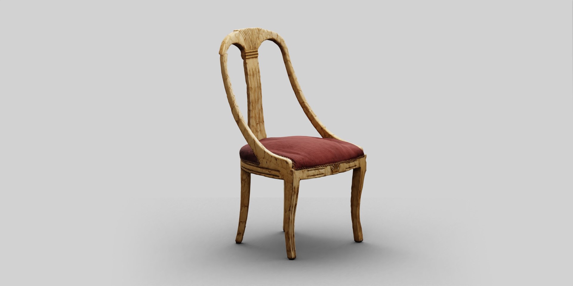 3D Model Realistic Traditional Chair Game Ready - TurboSquid 2118473