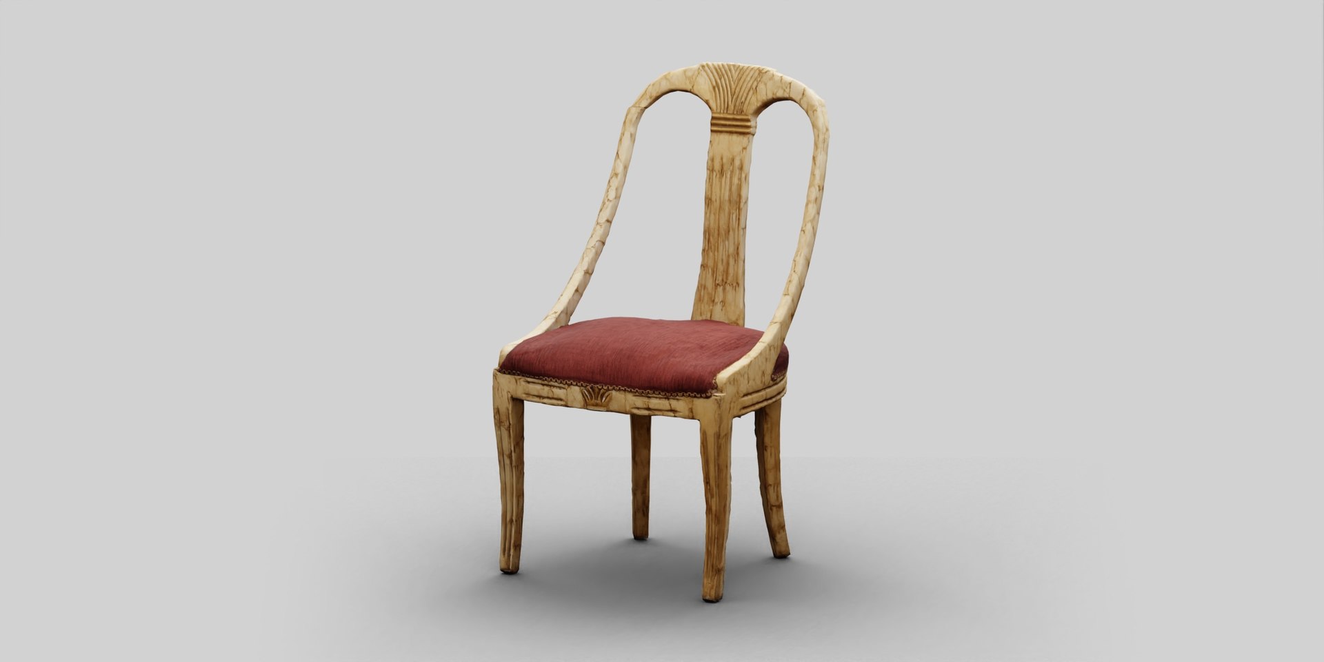 3D Model Realistic Traditional Chair Game Ready - TurboSquid 2118473
