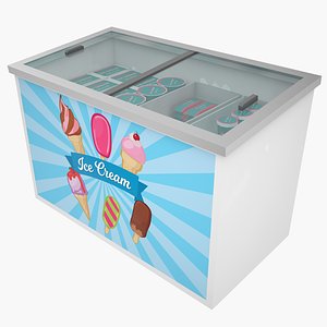 ice cream freezer 3D model