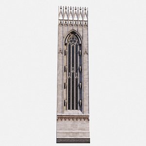 Modular Gothic Wall with Integrated Window MOD 01