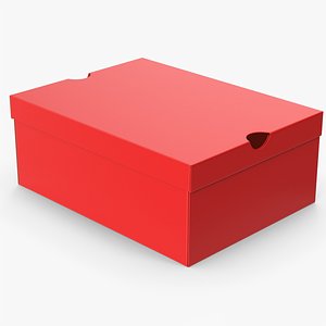 3D model Red Shoe Box