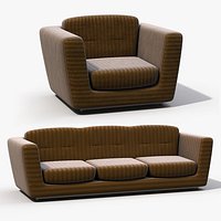 Sofa Set 001 PBR 8K