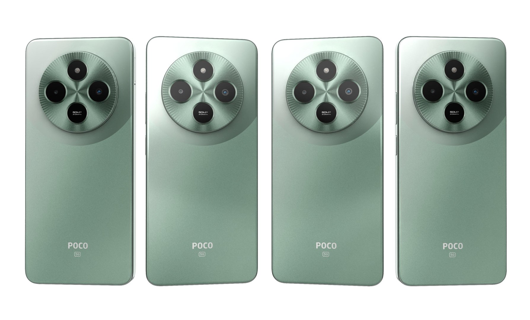 3D Model Xiaomi Poco M7 Mint Green - TurboSquid 2389644