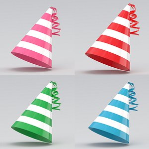 Party Hat 01 Collection 3D model
