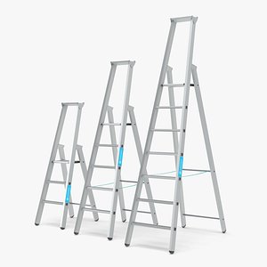 Zarges ladder 3-5-7 3D model