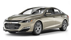 3D Chevrolet Malibu Premier 2019 model