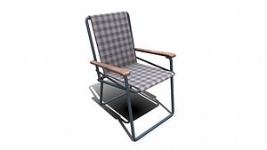 Chair Low-poly PBR 3D