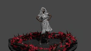 Fashion pose 3D model