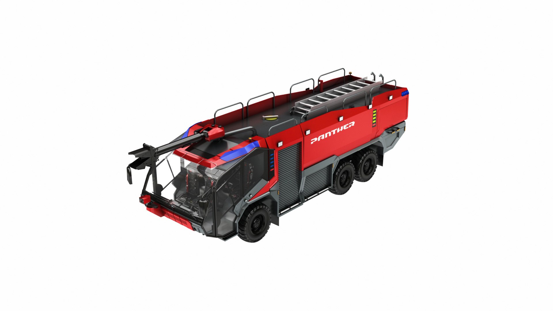 3D Rosenbauer Panther 6x6 S - TurboSquid 1484059