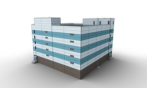 3D parking building 5 cityscape