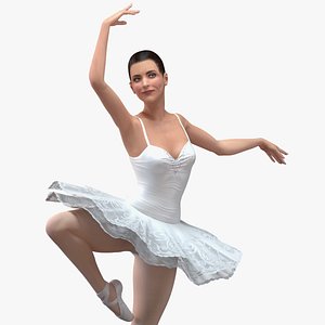 ballerina rigged female model