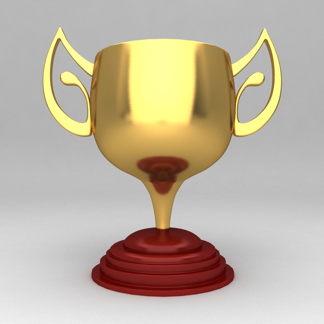 3d awards trophies model