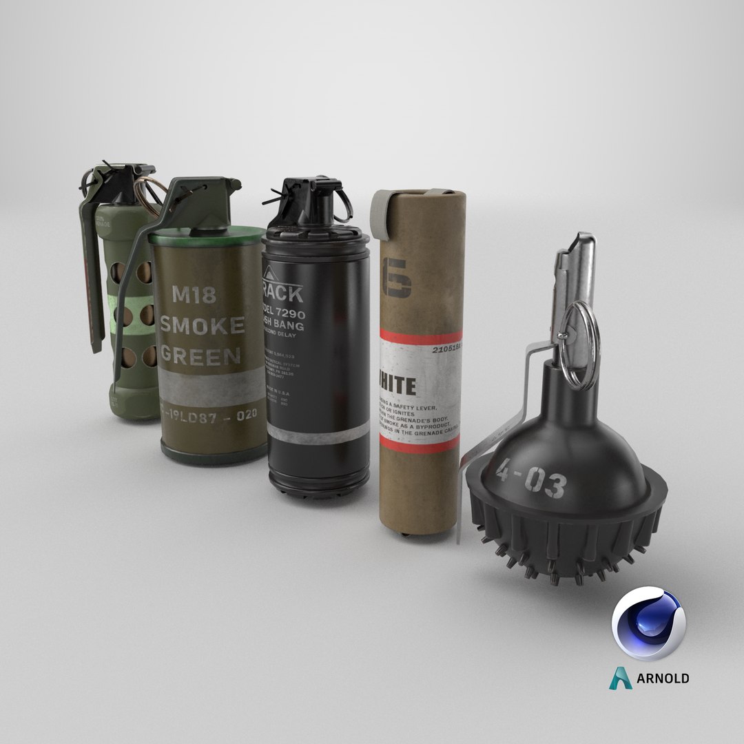 Smoke and Flash Grenades Single Mat All PBR Unity UE Textures 3D model https://p.turbosquid.com/ts-thumb/HS/U35Qi4/gC/stemcell_cinema_4d_arnold_render/png/1741627297/1920x1080/fit_q87/1ab1bdb5cb261a0f7a52e91d5133ad01e911039f/stemcell_cinema_4d_arnold_render.jpg