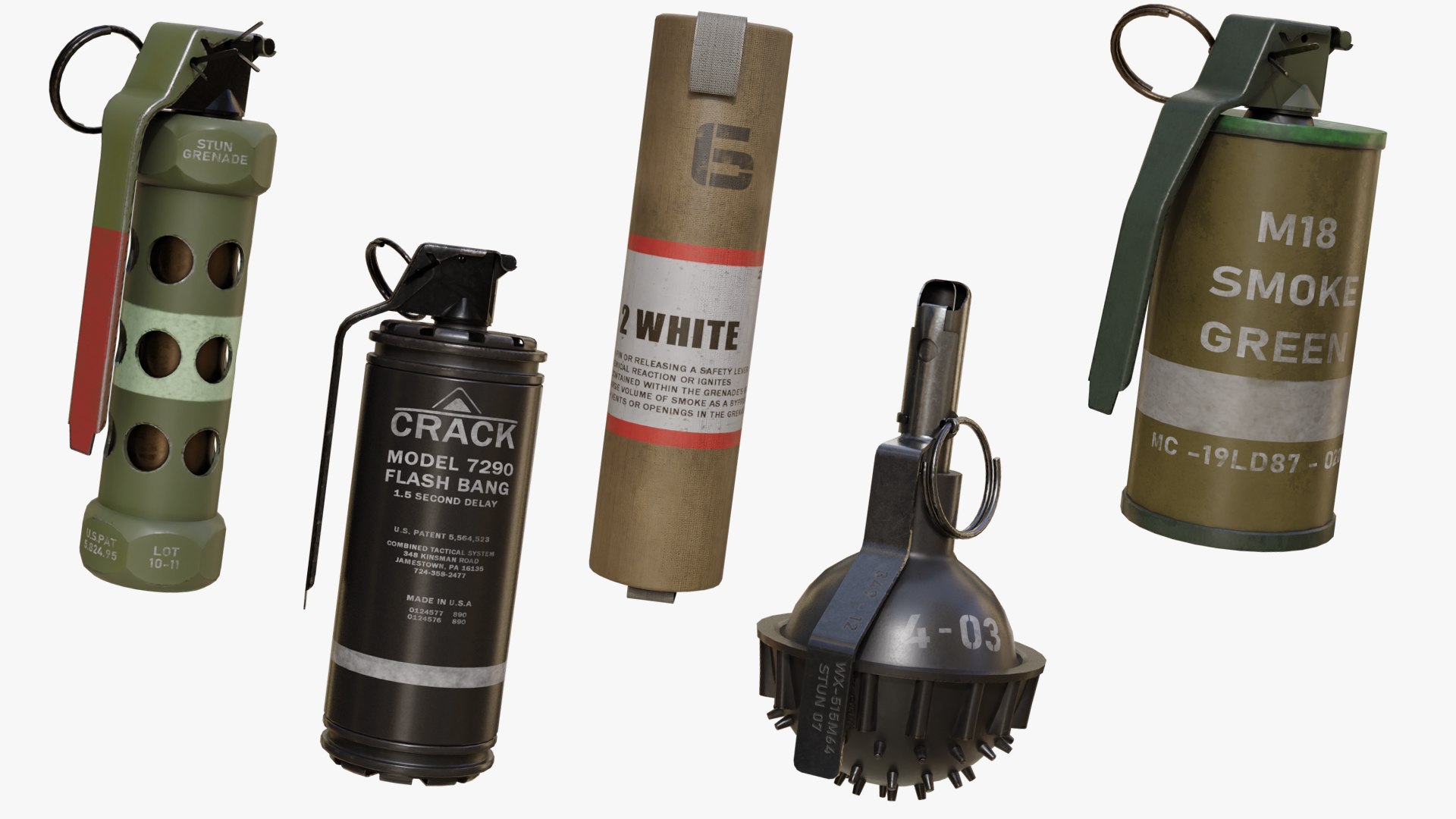 Smoke and Flash Grenades Single Mat All PBR Unity UE Textures 3D model https://p.turbosquid.com/ts-thumb/HS/U35Qi4/rI/thumbnail/png/1717049166/1920x1080/fit_q87/0b38d1d2aba481b64b2f66df9bf10bb024e31dcc/thumbnail.jpg