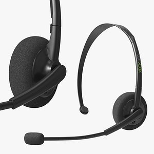 Xbox 360 Gaming Headset with Microphone Black