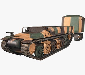 3D lorraine 37l tank model
