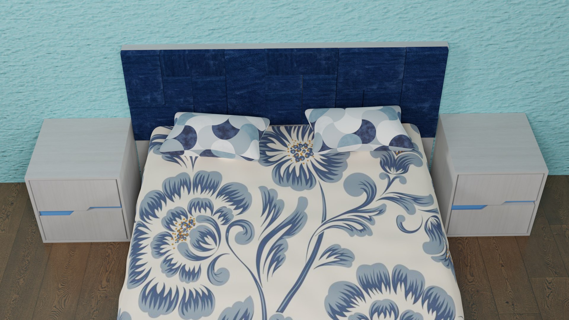 3D Bed - TurboSquid 2148056