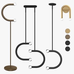 3D Bower C lighting collection model