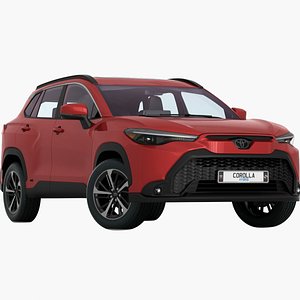 Toyota Corolla Cross Hybrid 2023 With Interior 3D model