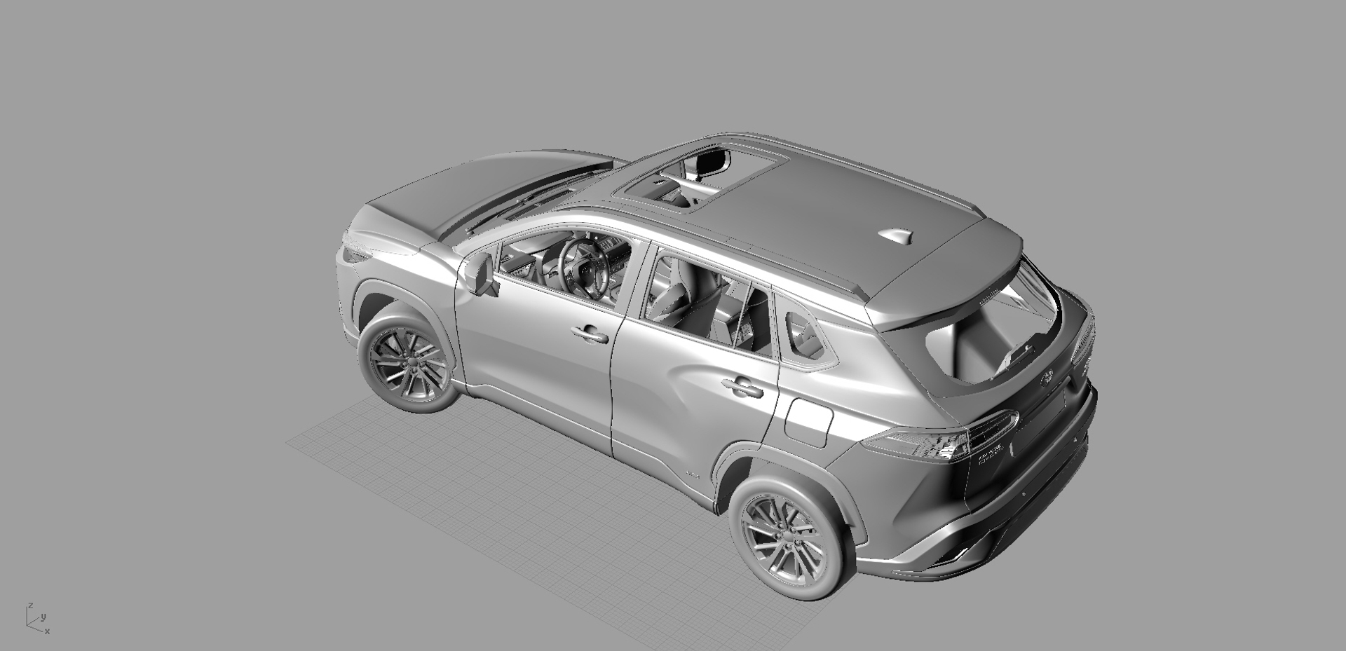 Toyota Corolla Cross Hybrid 2023 With Interior 3D model https://p.turbosquid.com/ts-thumb/HS/ZbEqPs/aA/01/jpg/1672953541/1920x1080/turn_fit_q99/a0c74e6938f3a3768950d00607542bbfcce6559f/01-1.jpg