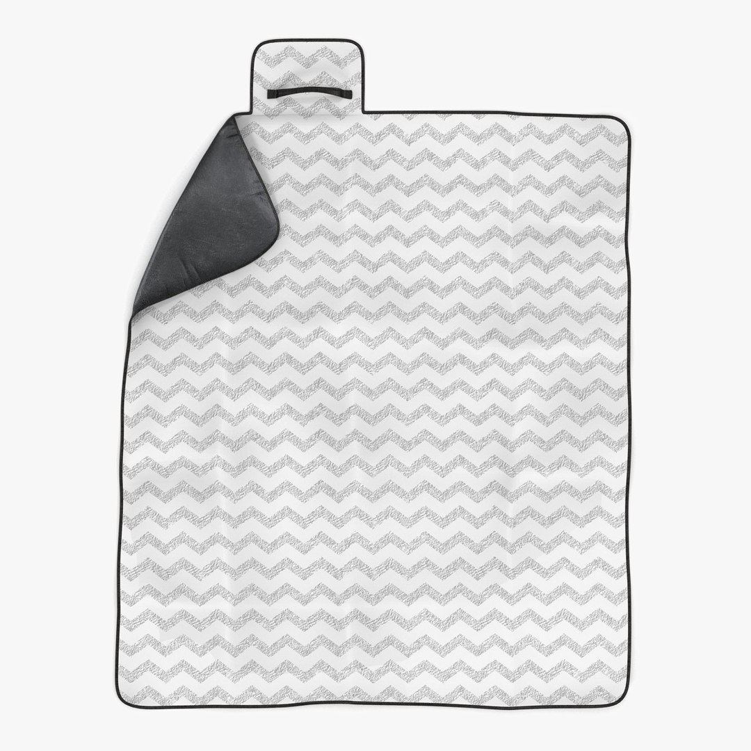 Picnic Blanket White 3D Model 3D model preview