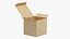 3D Open Packaging Box model