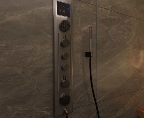 3D Modern Shower model - TurboSquid 2045972