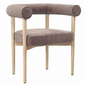 3D Mazz Dining Chair Crate and Barrel model