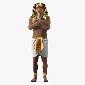 Egyptian Pharaoh Rigged for Cinema 4D