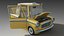 3D cartoon car toon model