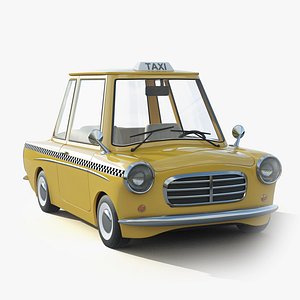 3D cartoon car toon model
