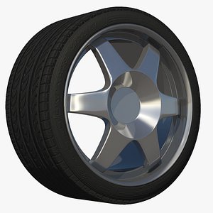 3d wheel sport car rim model