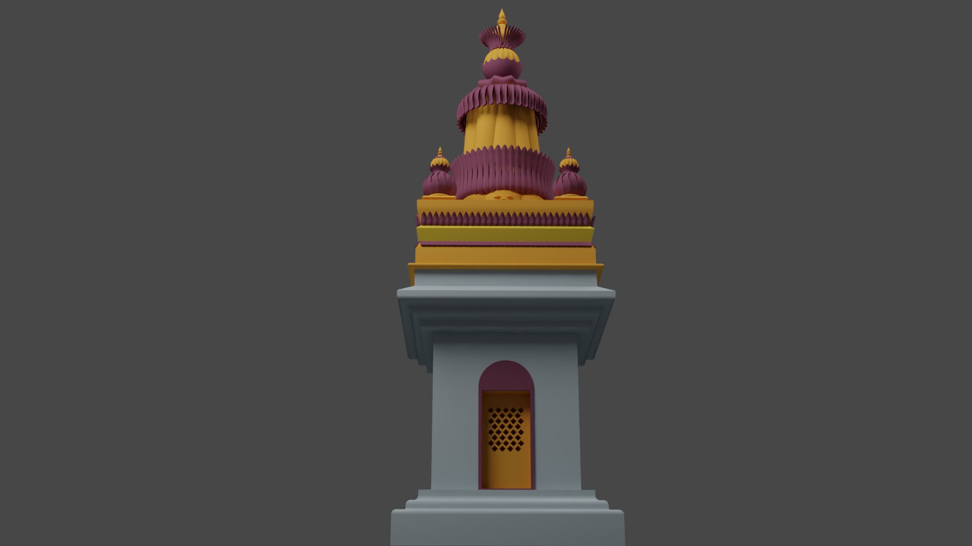 Temple Small 3D Model - TurboSquid 2086827