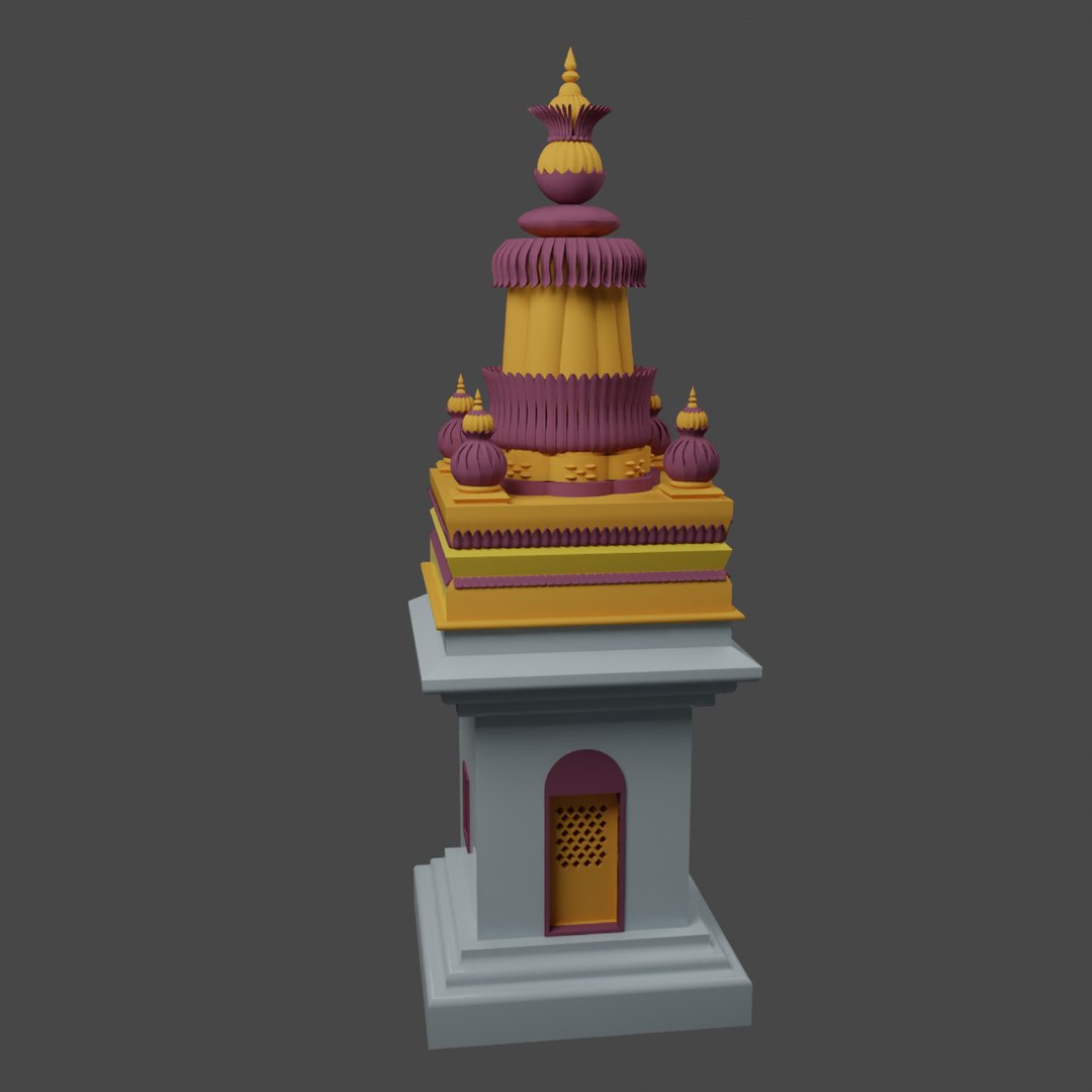 Temple Small 3D Model - TurboSquid 2086827