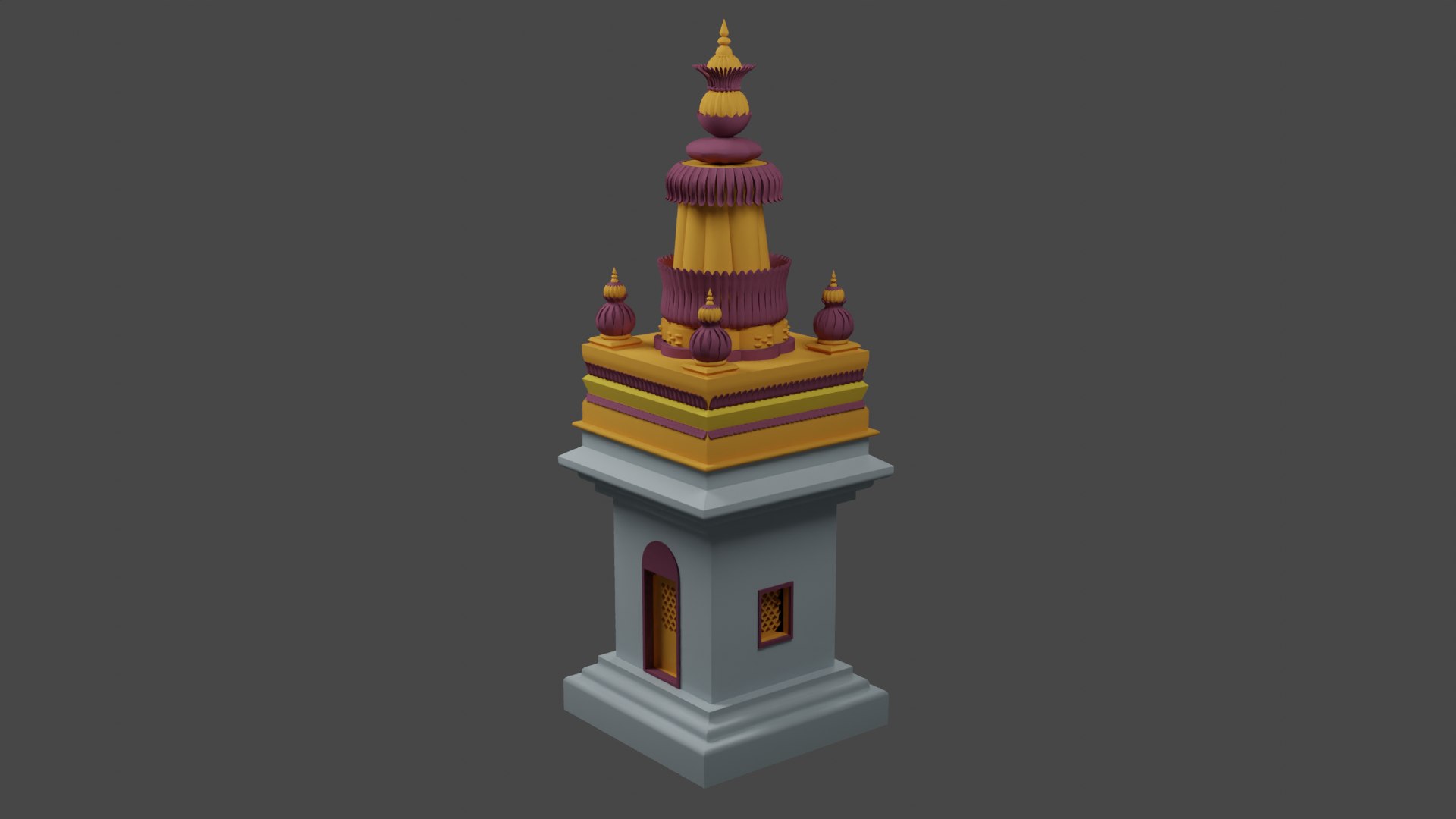 Temple Small 3D Model - TurboSquid 2086827