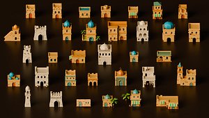 Arabic Ancient Building 3D Model STL