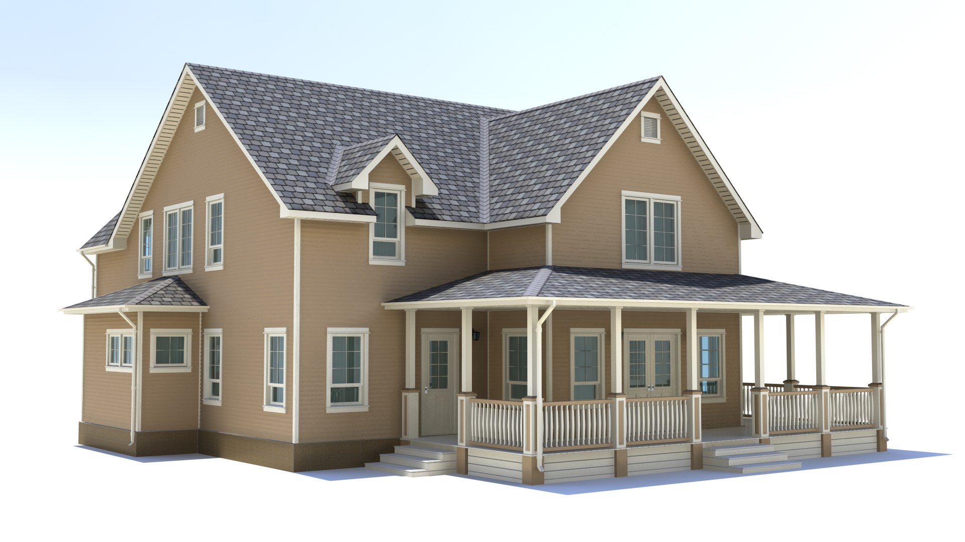 3D Hi-poly Cottages Collection Vol 18 - TurboSquid 1957844