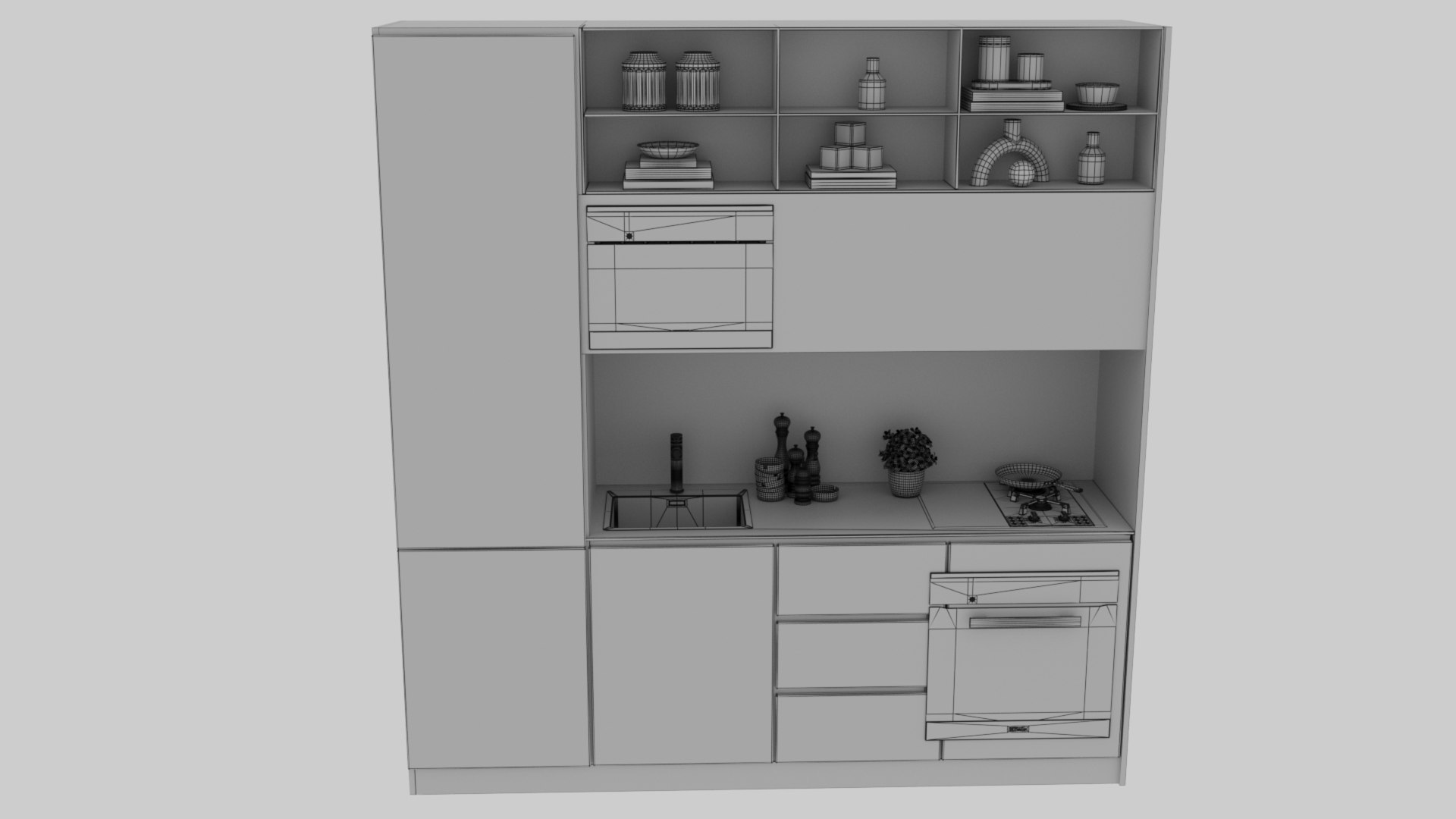 Kitchen 3D Model - TurboSquid 2160520