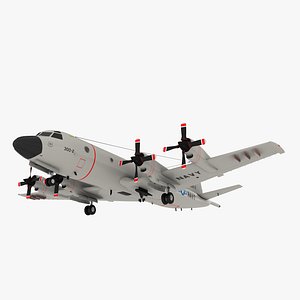 3d model of lockheed p3 orion military