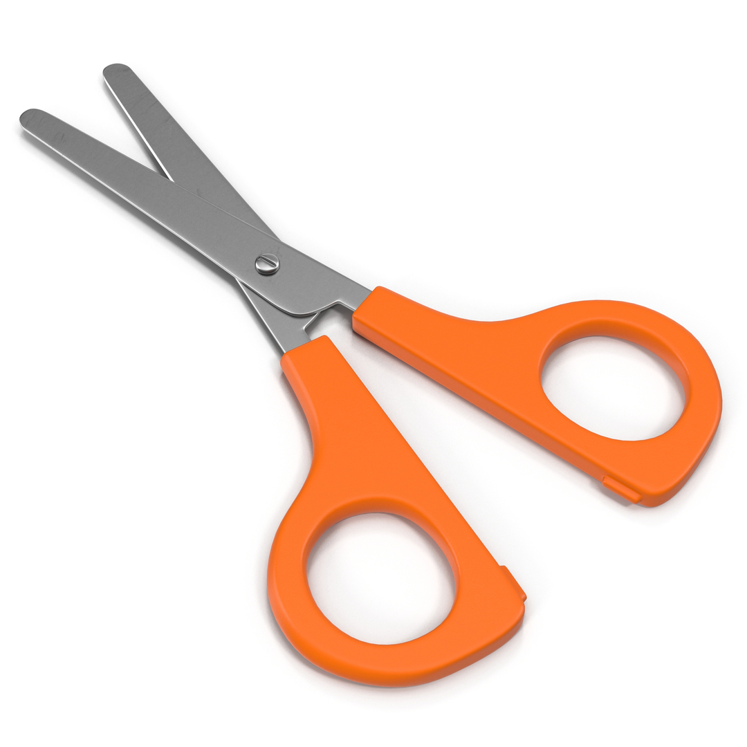 Оранжевые ножницы