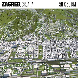 3D model city buildings
