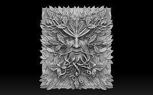 Wood goblingod of the forest ent 3d print model 3D print model 3D