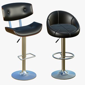 Stool Chair V190 3D model