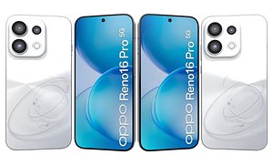 3D model Oppo Reno16 Pro 5G White