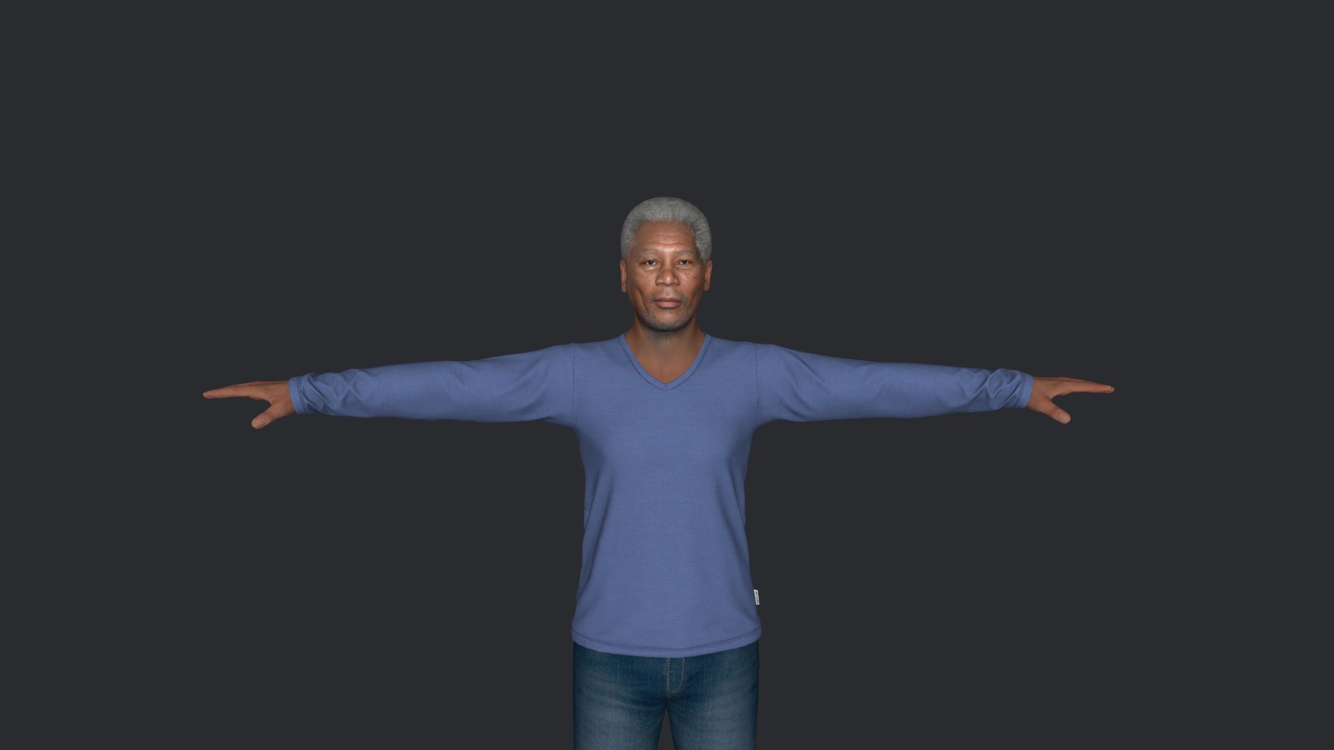 3D Morgan Freeman Hyper Realistic Full Body Fully Rigged 3D Character https://p.turbosquid.com/ts-thumb/HT/IfnCMt/HL/model24/png/1697036866/1920x1080/fit_q87/9e018c0ca2baccb36bf175c4eb8422ce488ae53a/model24.jpg