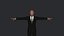 Morgan Freeman Personaje 3D hiperrealista de cuerpo completo y totalmente equipado