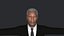 Morgan Freeman Personaje 3D hiperrealista de cuerpo completo y totalmente equipado