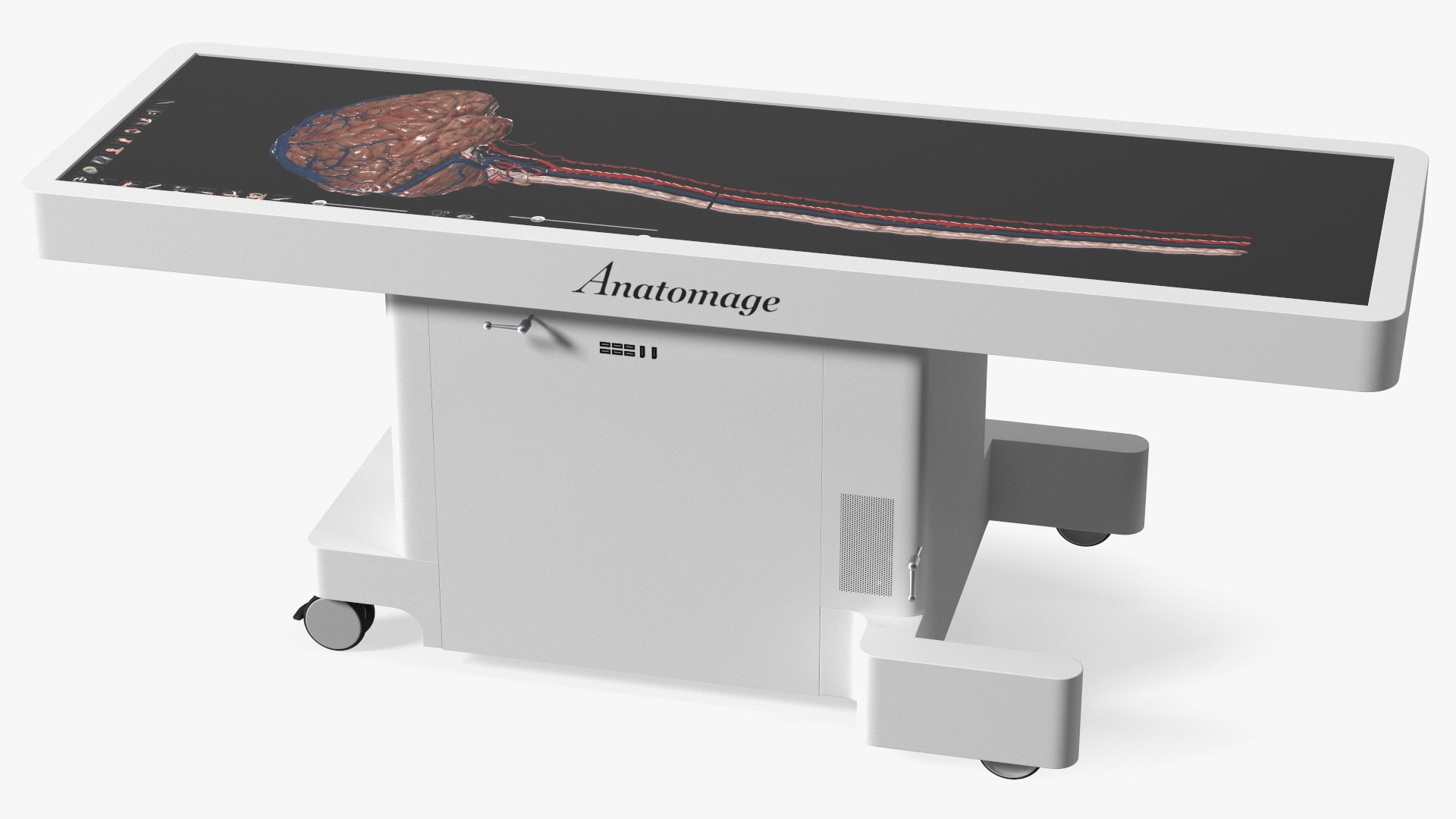 Horizontal Interactive Table with Display The Brain Device 3D model preview